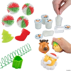Bulk Christmas Sensory Toys Kit -156Pk